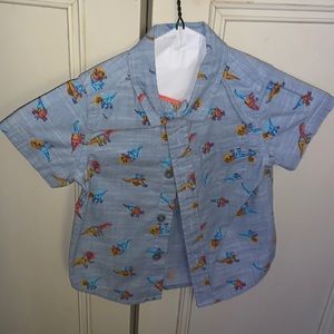 Cat & Jack button down shirt sleeve shirt